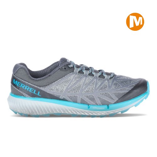 Merrell Agility Synthesis 2 Laufschuhe Damen Grau/Blau [DE-PZSND]